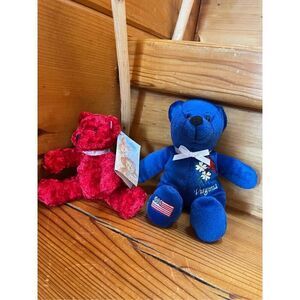 2004 Virginia State Bear Plush Stuffed Animal Symbolz Old Dominion State